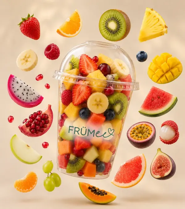 Fruits cup Frümee : des fruits frais coupés, servis en cup