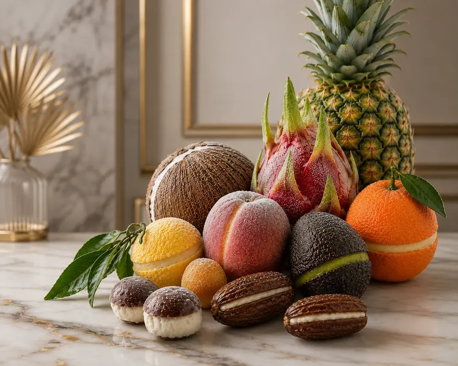Coffret Signature : sélection de fruits givrés